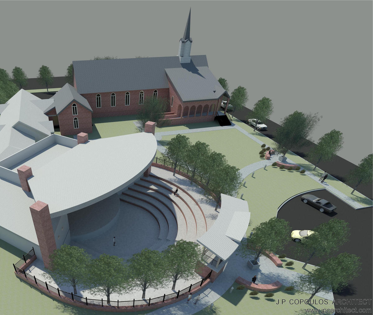 BAC Amphitheater Aerial