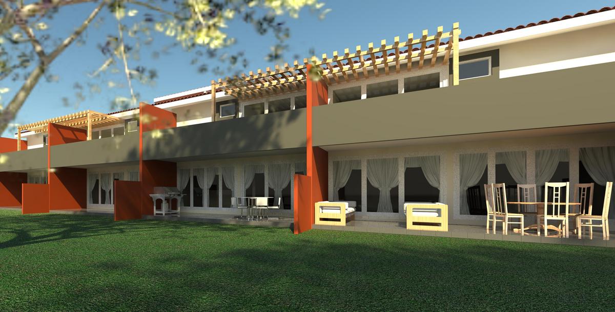 Houses in El Salvador (view from the backyard)