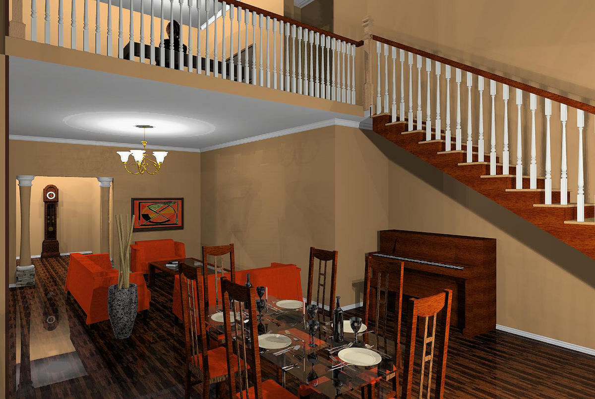 Living Room Interior - Draft