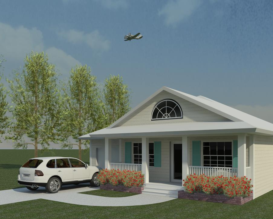 A HOUSE RENDERING