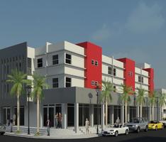 Multi-use Building Expansion - View 1