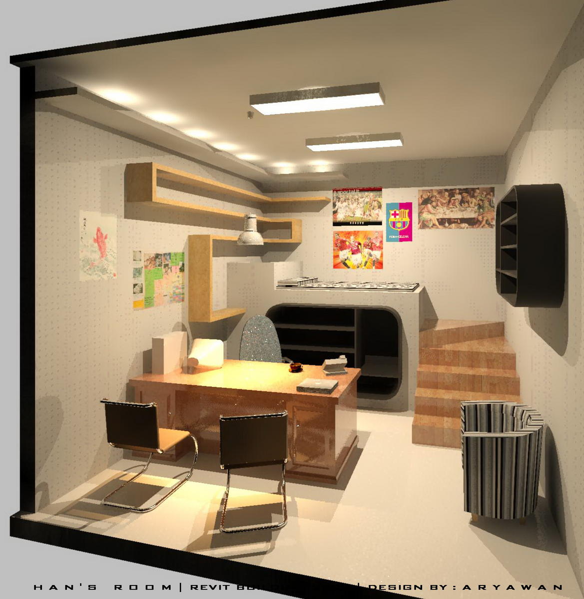 han's room human eye view | 22405117