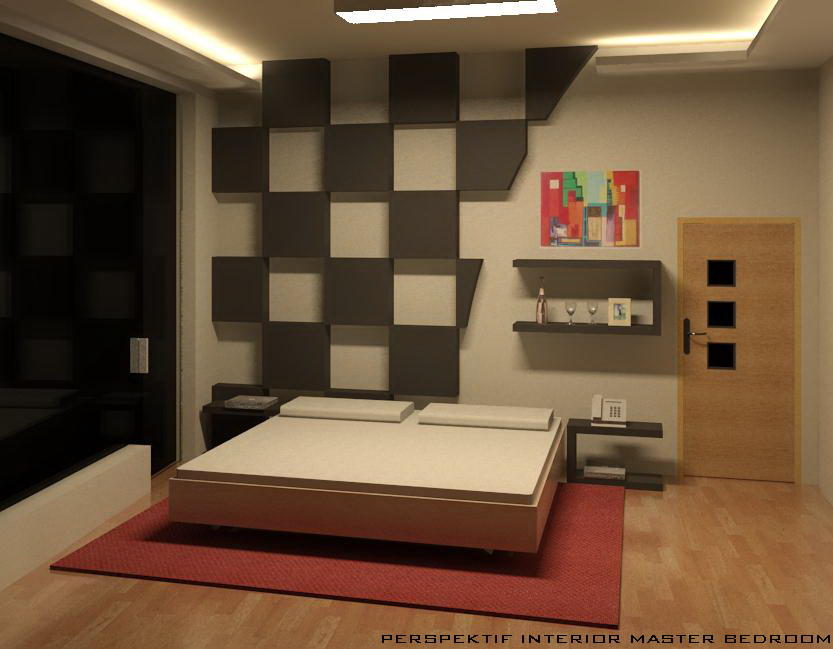 perspektif interior master bedroom | 22405117