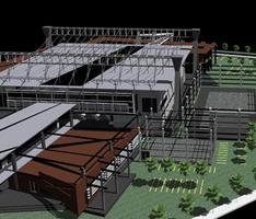 the dsign of surabaya basketball training center