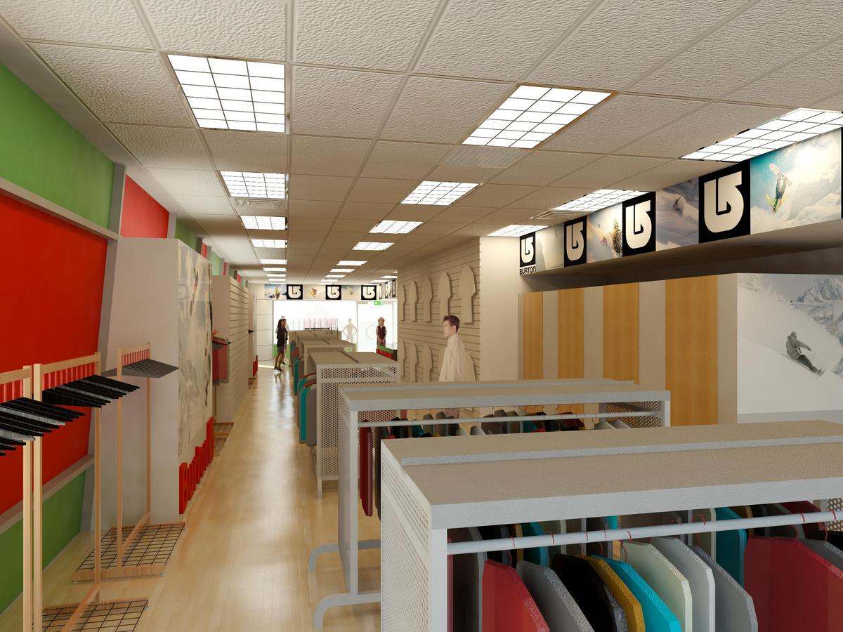 Retail Fitout - Internal Perspective