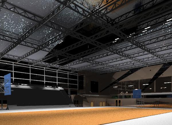 the dsign of surabaya basketball training center