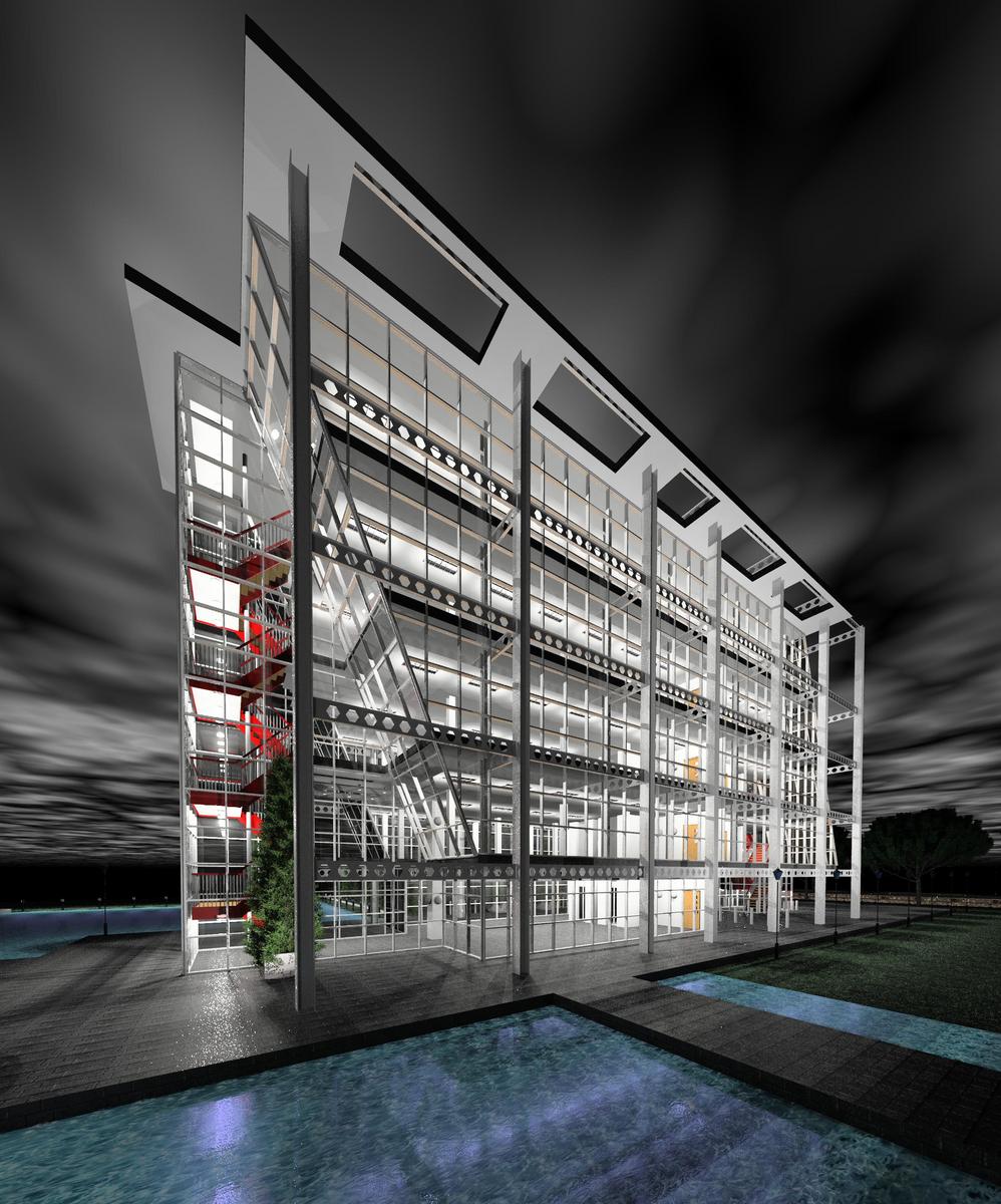 Concept Office Night Image 2