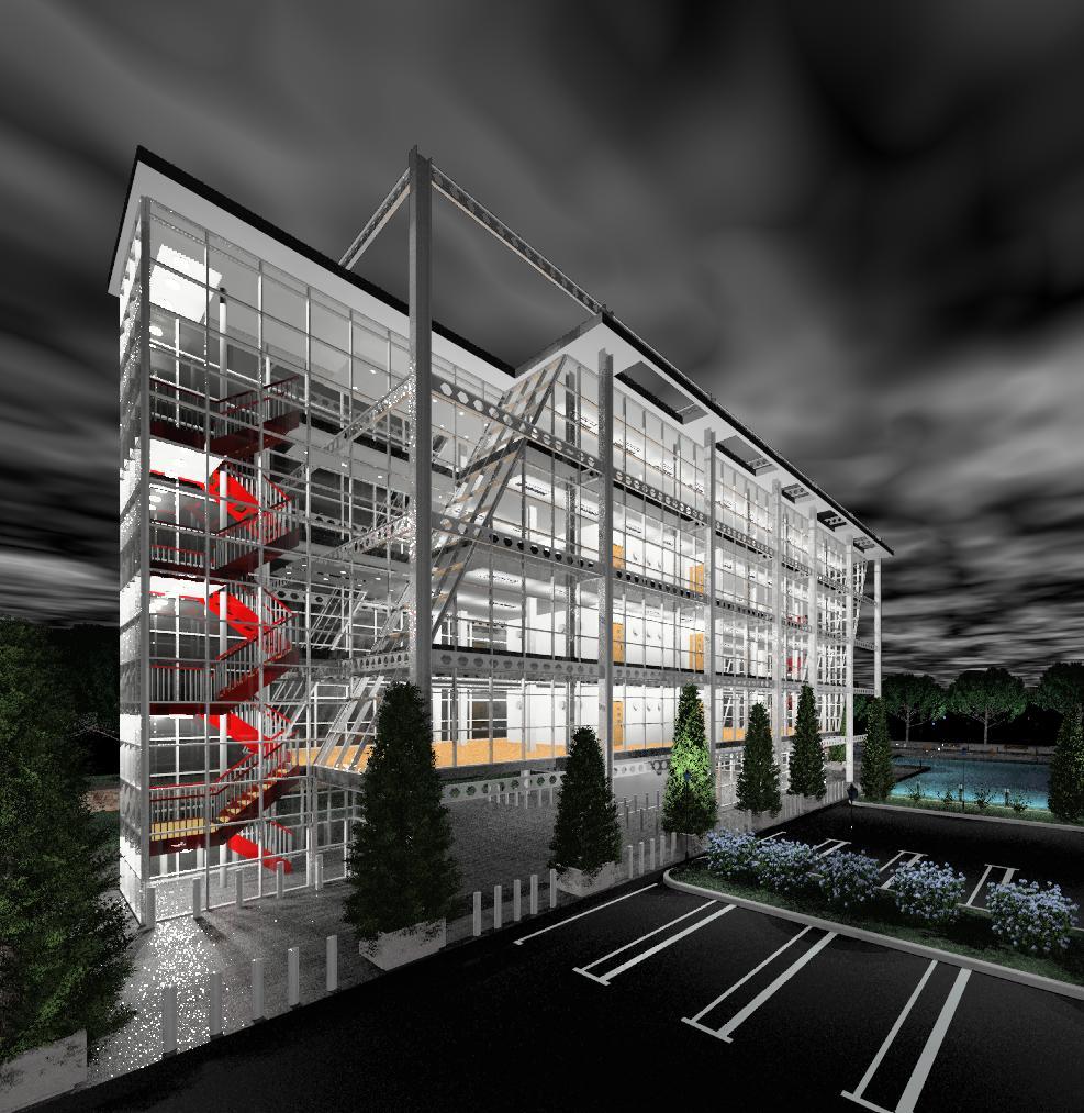 Concept Office Night Image 3