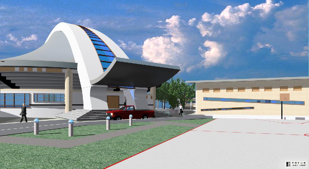 the dsign of surabaya basketball training center2