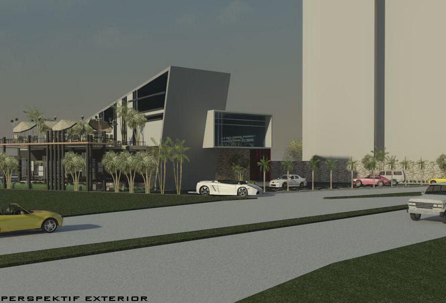 perspektif eksterior worm eye view | 22405117