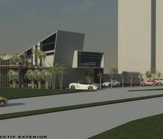 perspektif eksterior worm eye view | 22405117