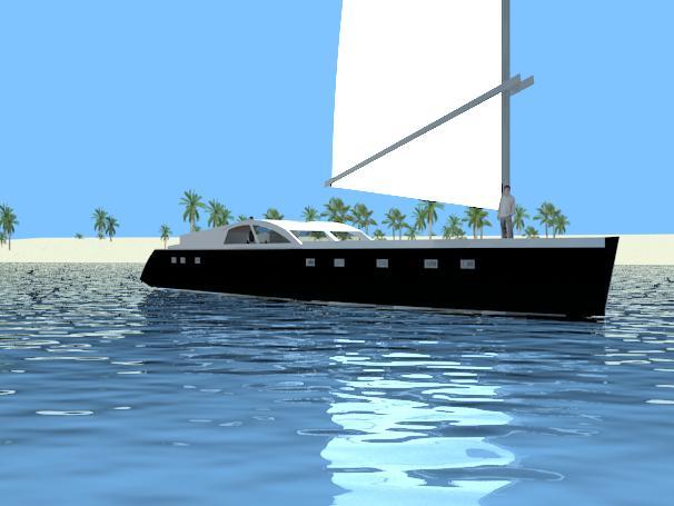 Modern Sailboat