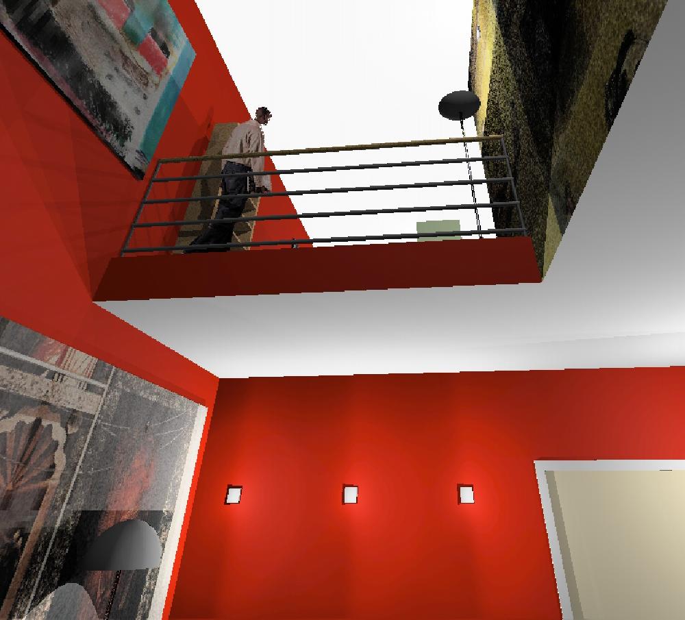 SALA COM DUPLO PE DIREITO