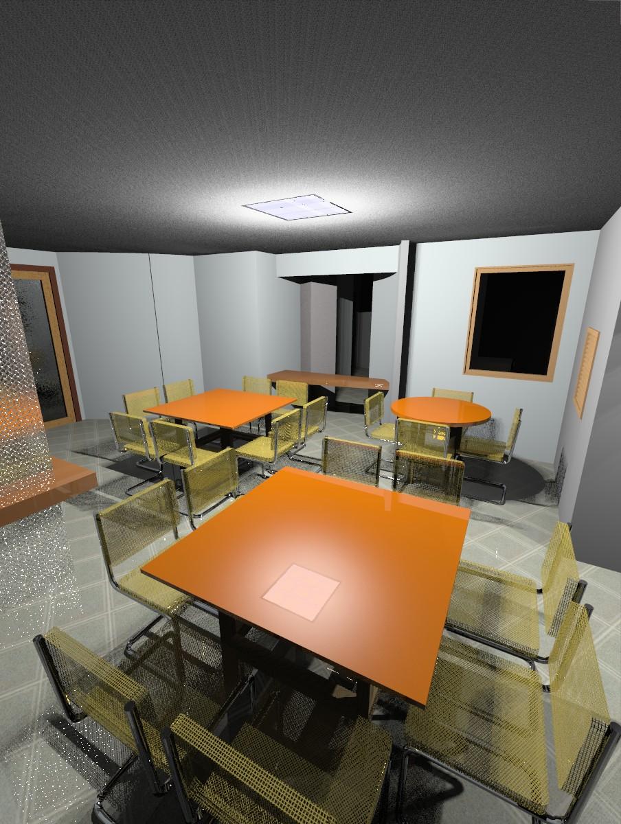 Canteen View .. in revit 8