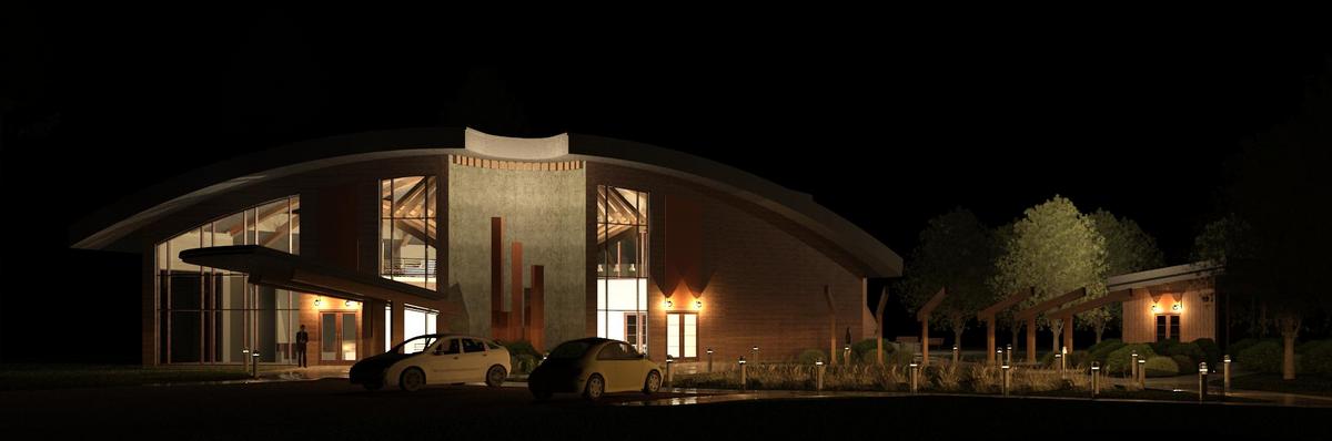 night view - Foret Larose