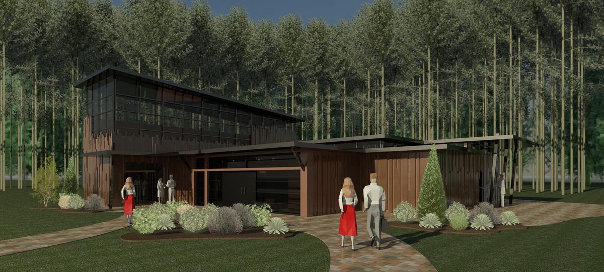 visitor's center forest larose