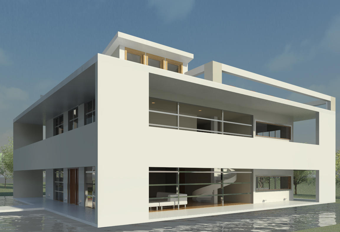 First Revit House