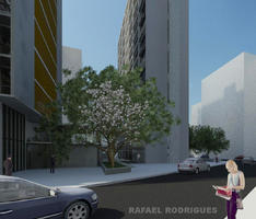 Mixed Use Building - Residential Entrace