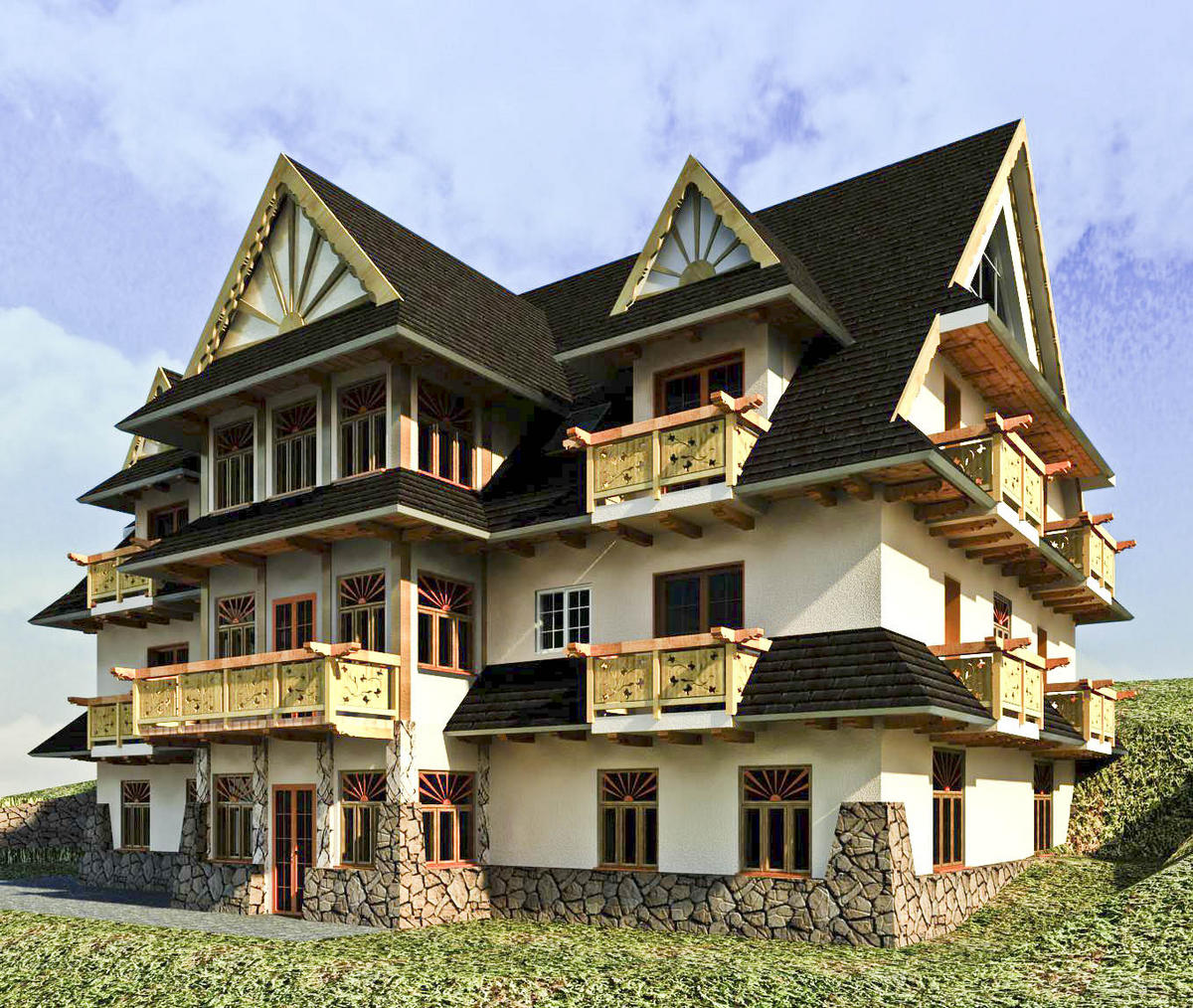 Bukowina T.  Pension