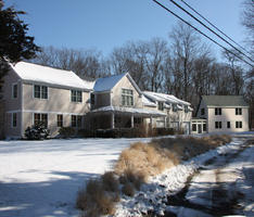 Garage addition embedded in photo
