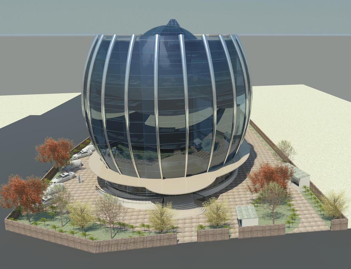 shopping Mall front view