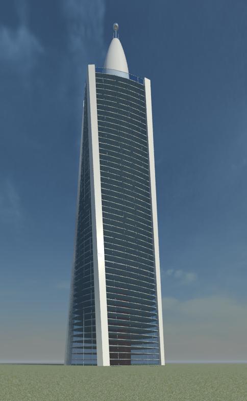 Dubai Type Twisting Building