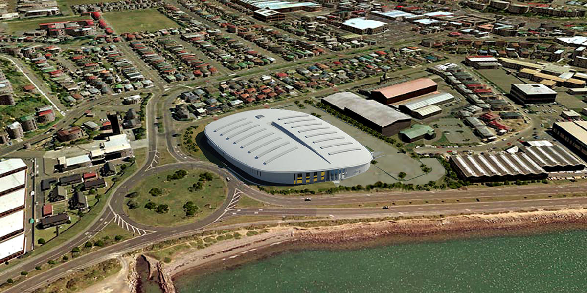 Wellington Indoor Sports Centre Aerial View