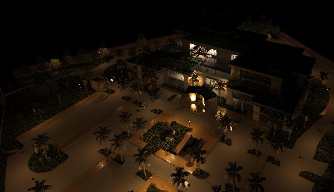 centro de diagnostico medico at night