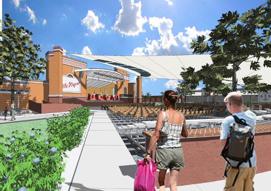 Expo NM Villa Hispana Stage Project