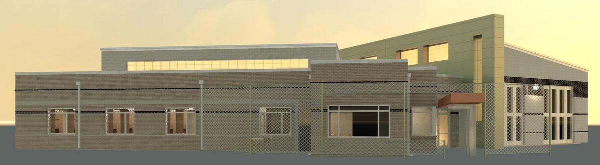 Fire Station Early AM Test Render II