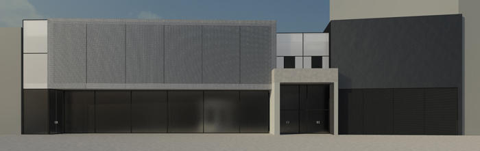 Small Urban Theatre Exterior