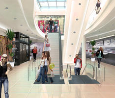 women in a shopping mall