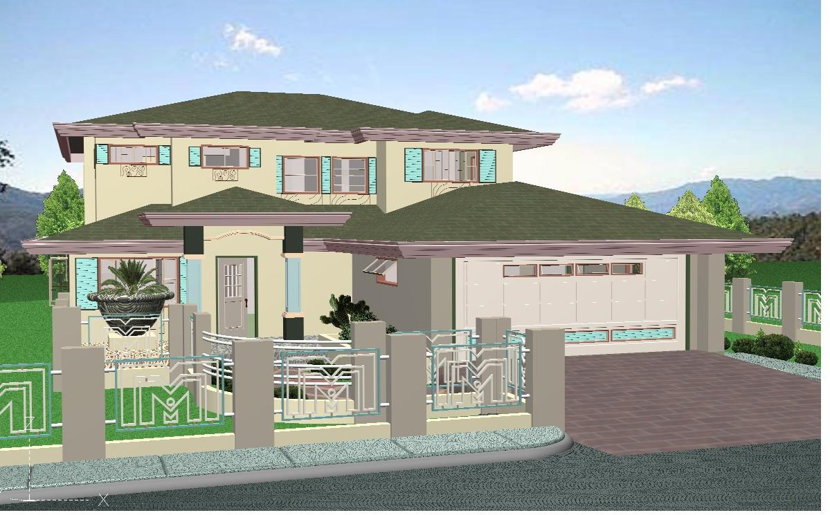 Residential autocad render