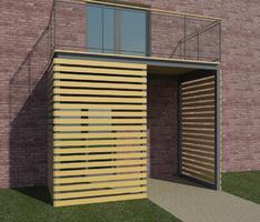 Rendered solar screen