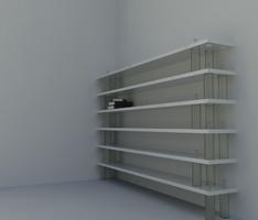 Parametric contemporary wine bottle shelving