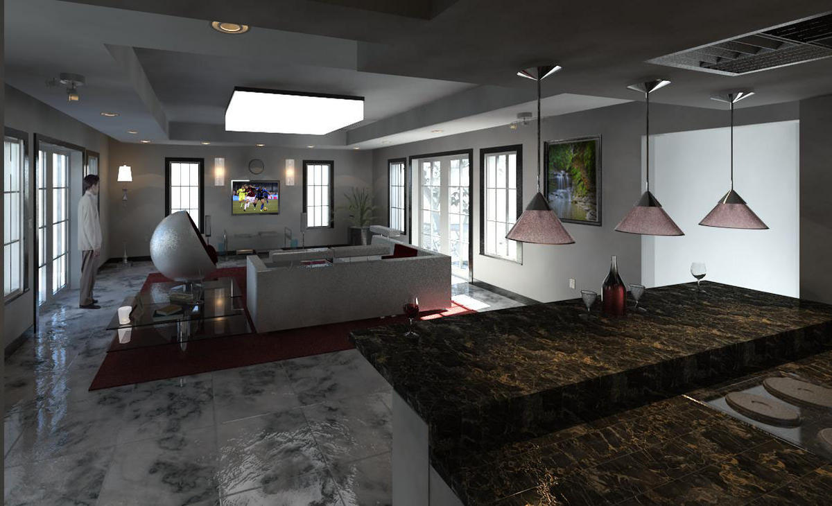 Bldg F living view 4