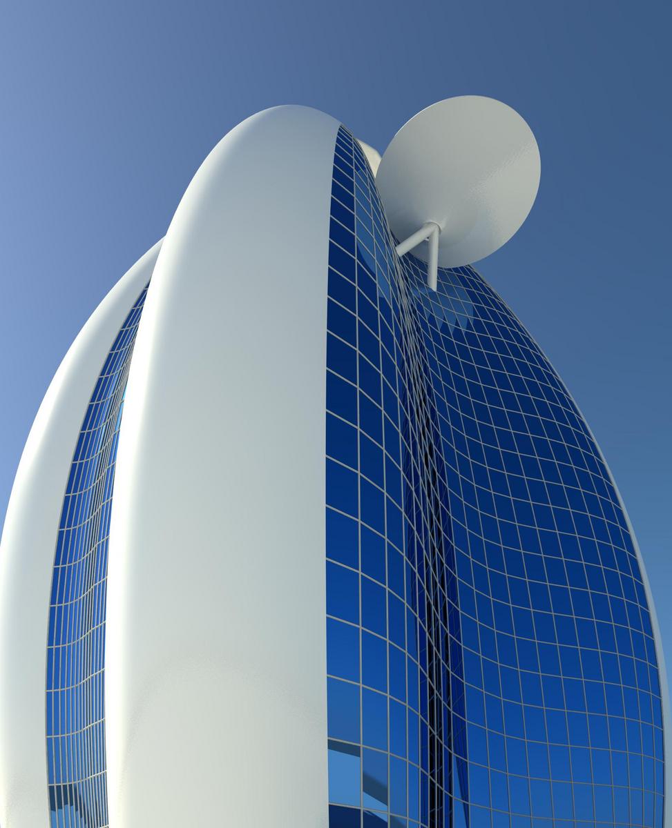 "The Dog Bone" Building (my version), image 2.