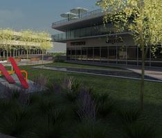 Landscape centro comercial Morelia Mexico 2