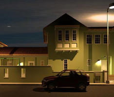 Bldg G- View 2-Dark night
