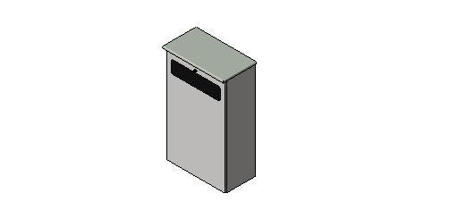 Bradley Corporation-Wall Mounted Trash Unit-Model 353627