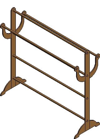Freestanding Towel Rack 3