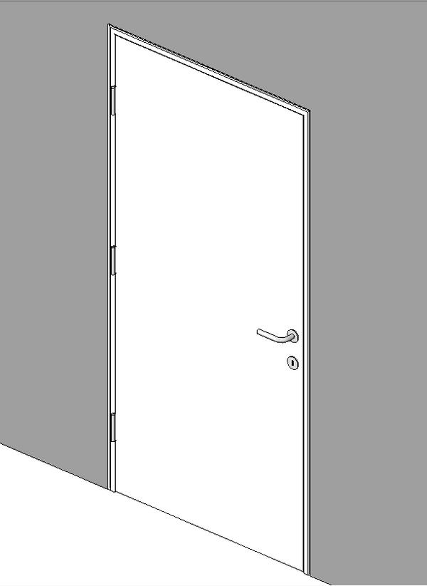 Trehøje Indv. Masiv Glat Hvid