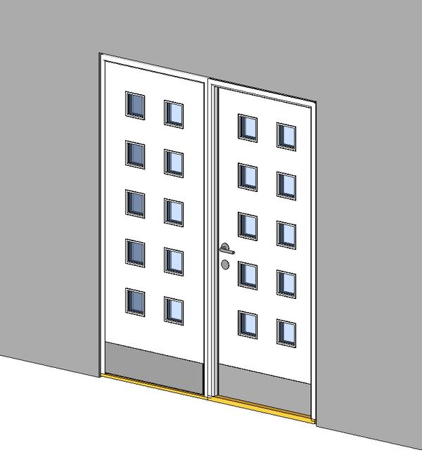 Vahle JE-Wood Facade double Door