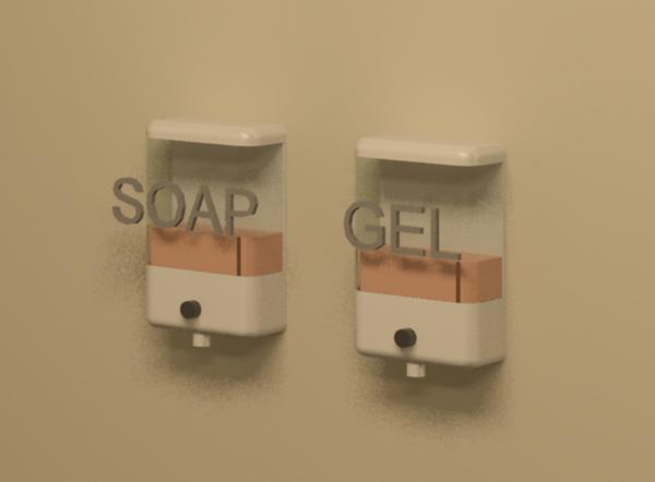 Soap & Sanitizer Dispenser