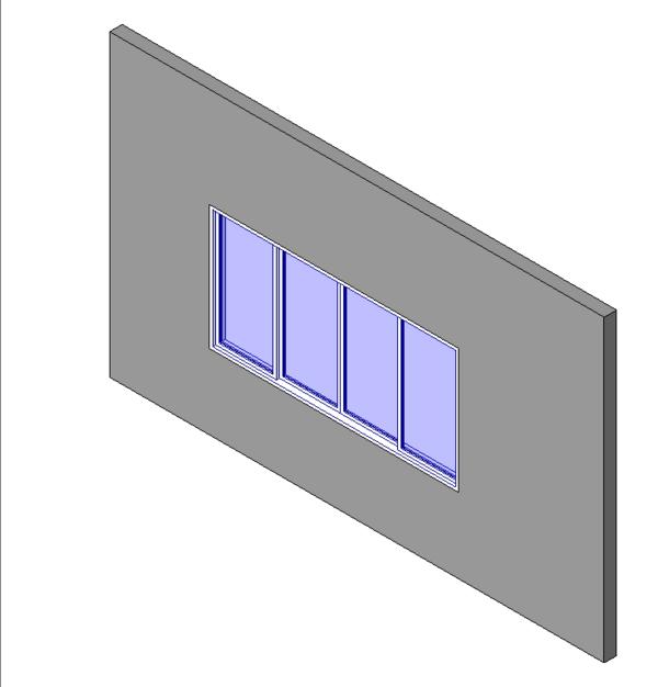 Window, 4 pane slider