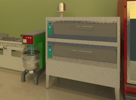 Pizza Oven three openings