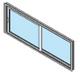 Curtain Wall Window - Horizontal Slider