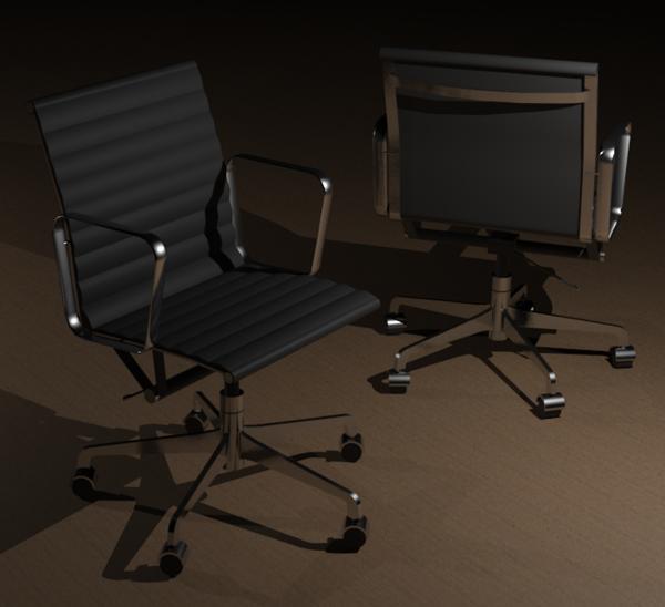 Charles and Ray Eames Aluminum Management Chair