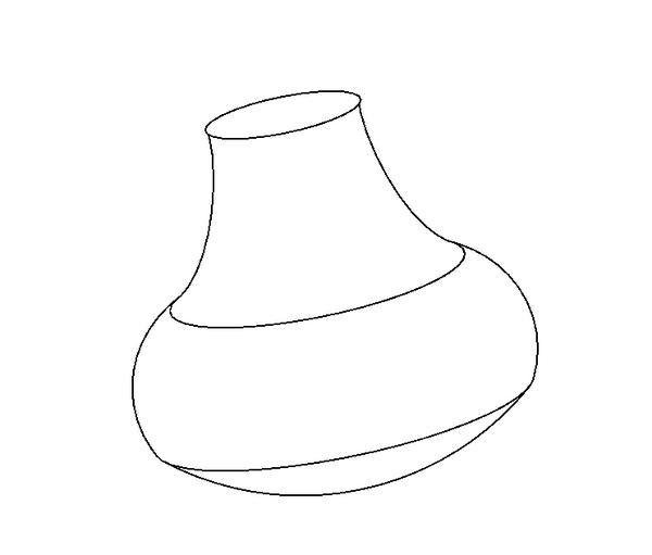 Vase/test beaker/water pot