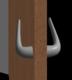 3D Parametric Swinging Door with Handle